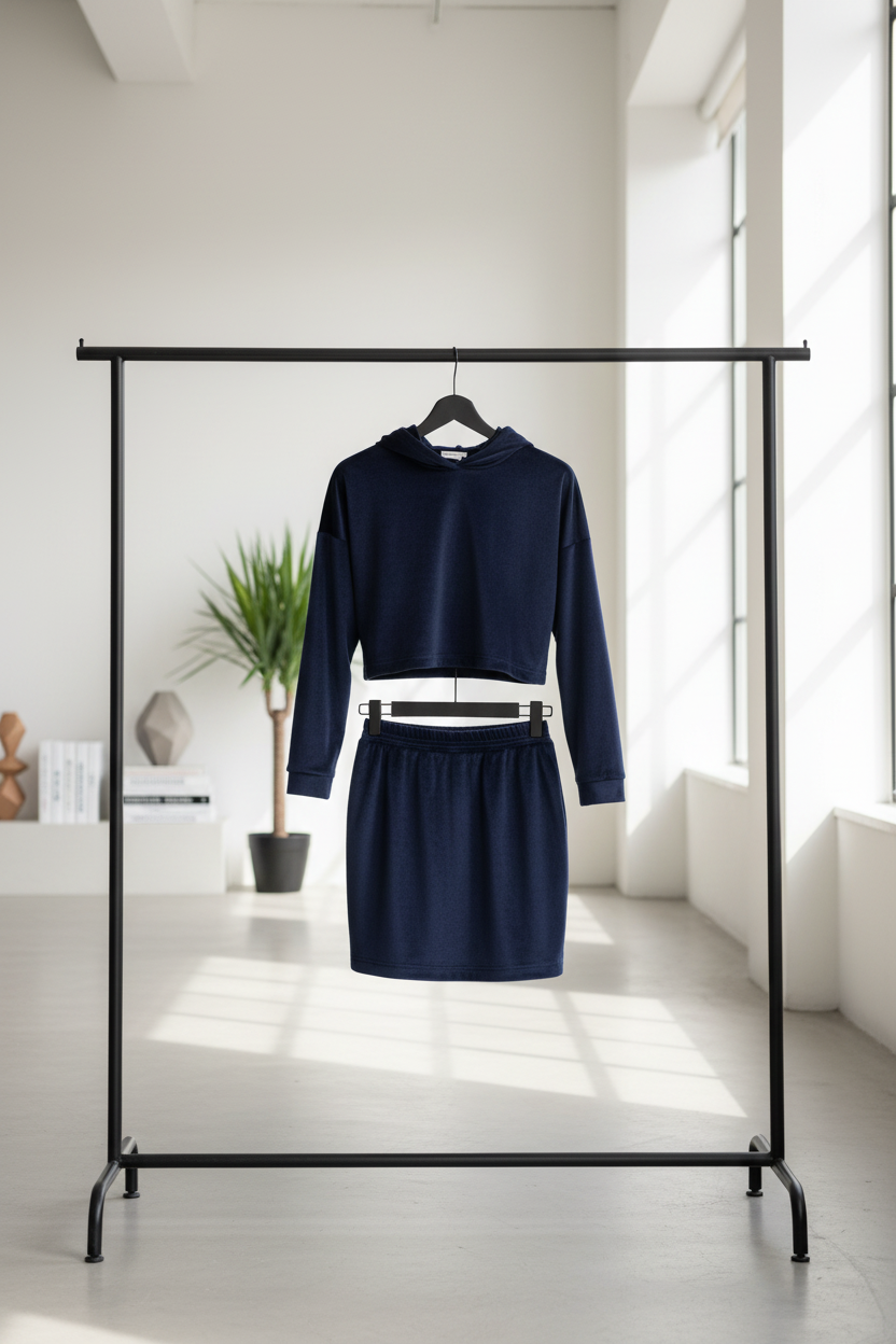 Amari Velvet Two-Piece Set