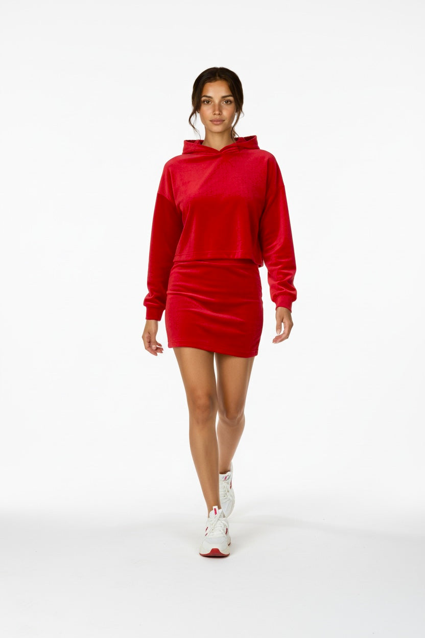 Amari Velvet Two-Piece Set