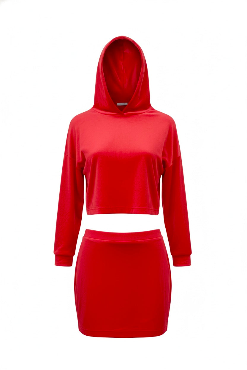 Amari Velvet Two-Piece Set