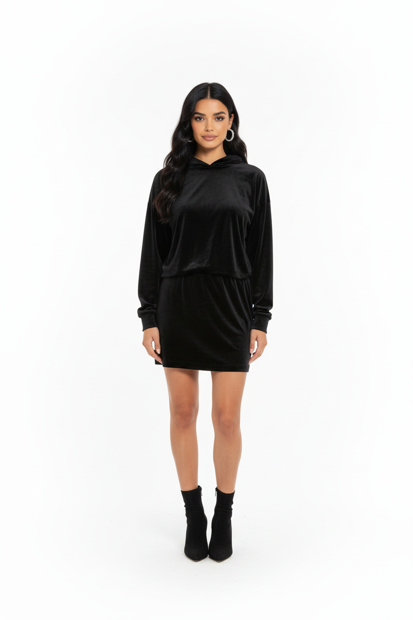 Amari Velvet Two-Piece Set