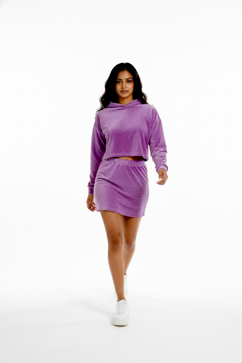 Amari Velvet Two-Piece Set