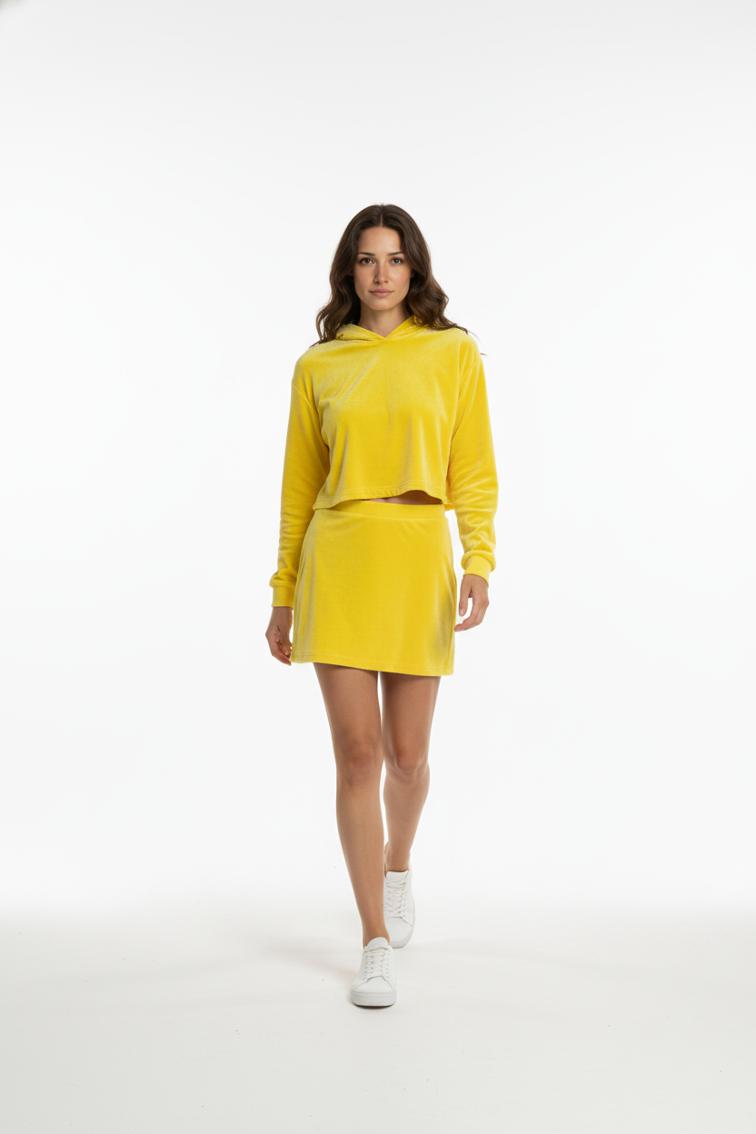 Amari Velvet Two-Piece Set