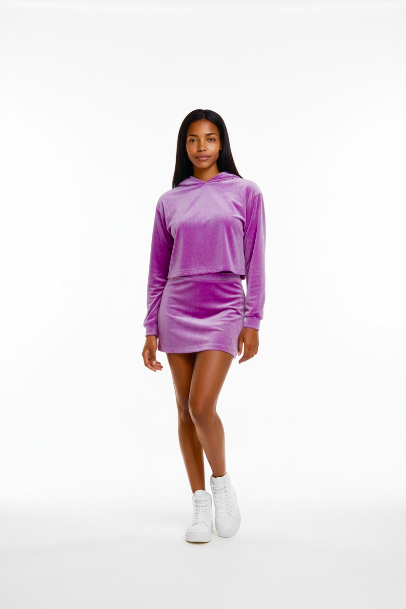 Amari Velvet Two-Piece Set